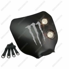 MASCHERA DOPPIO FARO NERO LOGO