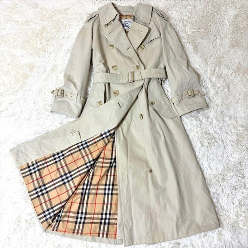 Burberry trench beige lungo - trench, s