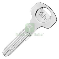 5PZ CHIAVE OTTONE NICHELATO 6