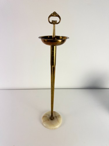 Posacenere colonna ottone - a,