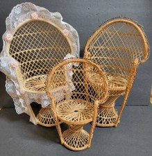 Lotto 3 pavone vimini