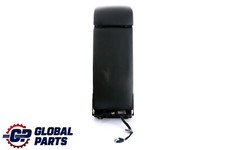 BMW E65 E66 Bracciolo Sedile Posteriore Console Poggiatesta In Pelle Nera