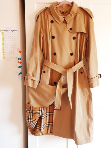 Trench cappotto lungo burberry - cappotto,
