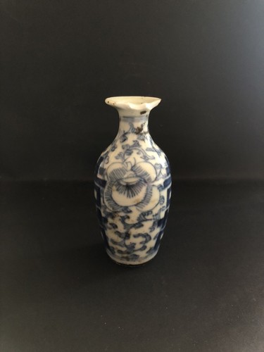 Antico vaso cinese con - con, simbolo