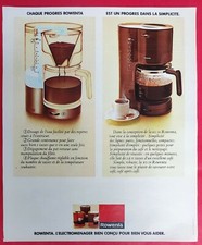 Publicité presse Machine café KG 24  ROWENTA & Biscuit GRANOLA  Alsacienne 1977 