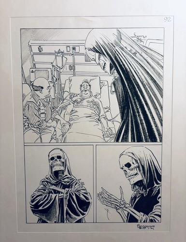 Tavola originale dylan dog - tavola,