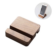  Supporto cellulare da scrivania noce nero supporto cellulare creativo in legno
