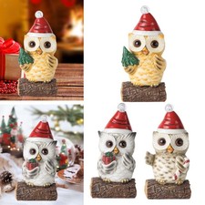 Scultura di gufo di Natale con