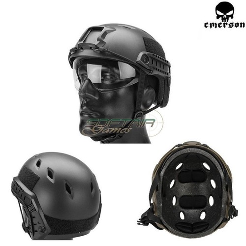 Elmetto fast base jump - jump, black