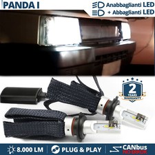 Lampade LED H4 PER Fiat Panda 141 ANABBAGLIANTI+ABBAGLIANTI CANbus 6500K 8000LM