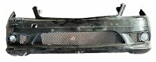 PARAURTI ANTERIORE NERO PER MERCEDES CLASSE C W204 AMG 06/2007- CON FARETTI