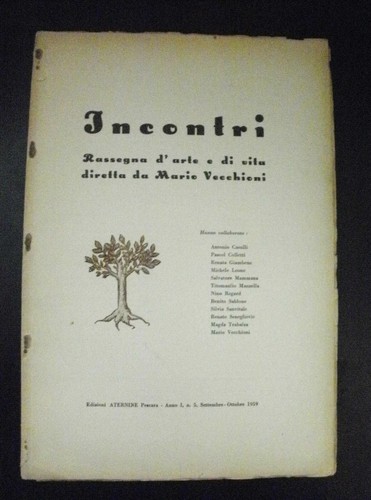 Rivista incontri 1959 - incontri, n.5-