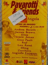 LUCIANO PAVAROTTI AND FRIENDS 2002 CLIPPING BOCELLI ELISA RAF GRACE JONES STING