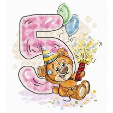 Luca-S Set punto croce "Numero