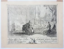 Stampa antica gesù - antica, discepoli