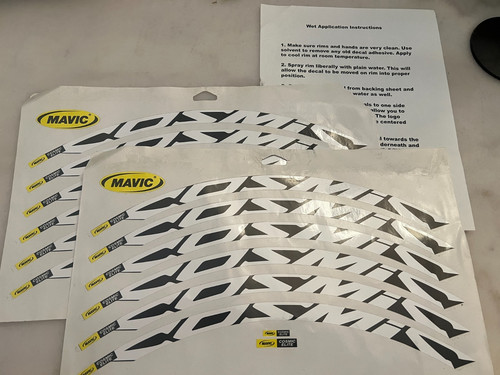 Set decalcomanie cerchi mavic - set,