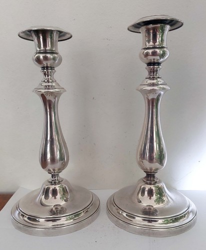 Paire bougeoir bronze - de,