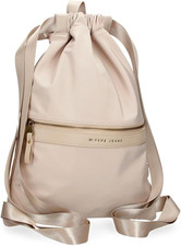 Morgan, Zaini Casual, Borse Da Viaggio, in Similpelle Beige E Nera Da Donna, Di 