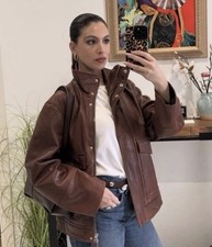 ZARA JACKET TG M LEDER JACKET