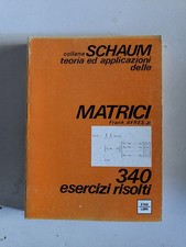 MATRICI – Frank Ayres Jr. – ETAS Libri 1974 – Collana Schaum 