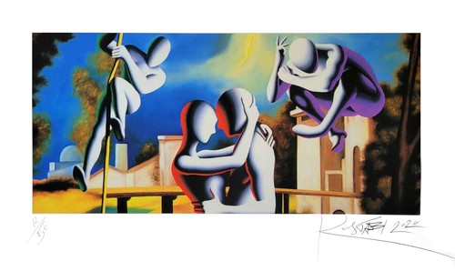 Mark kostabi serigrafia con - mark,