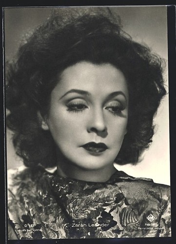 Attrice zarah leander con - attrice,