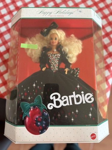 1991 barbie happy holidays - happy,