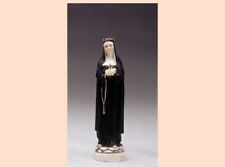 Statua di Santa Rita cm 19 realizzata in polvere di alabastro made in Italy