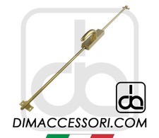 MANIGLIA CREMONESE OTTONE MEZZO GIRO ASTE Ø 8 CHIUSURA PERSIANA PORTA FINESTRA