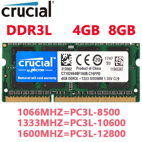 Crucial ddr3 ddr3l 8 - 4, gb
