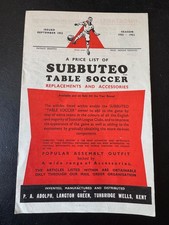 Listino prezzi calcio balilla