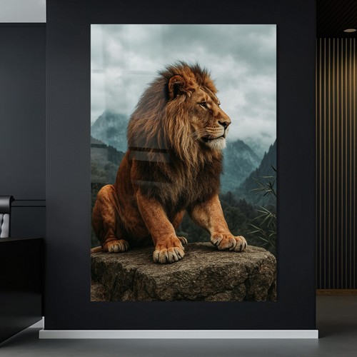 Quadro leone animale arte - ✅, leone,