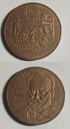 Moneta francese francs - moneta,