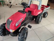 Trattore a pedali con rimorchio 3-4 anni usato