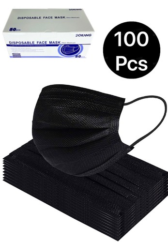 100 pezzi maschera viso - pezzi,