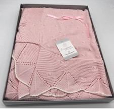 Scialle In Lana Con Volant Per Culla Nazareno Gabrielli Misura 80x105 cm