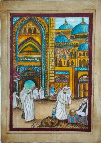Antico dipinto persiano
