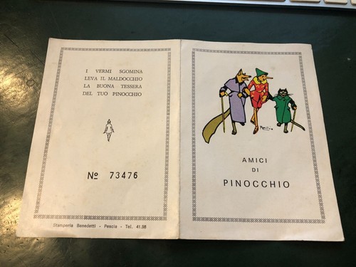 Tessera collezione amici di - tessera,