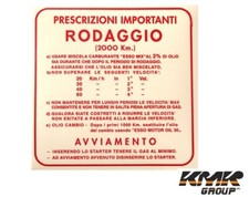 K2688 ADESIVO RODAGGIO ROSSO