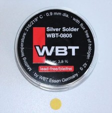 WBT 0805 Silver Solder argento stagno per saldatura lotto argento 42 grammi su bobina nuovo