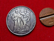 Papa Pius VIII Pont. Max. A. I° Scudo Roma- raro- mm 38 - gr. 25,78