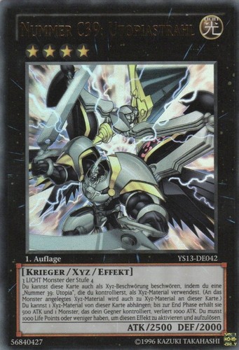 Yugioh numero c39 raggio - 1x,