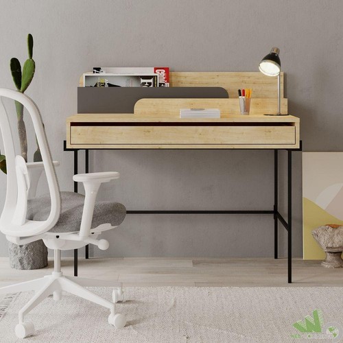 Scrivania nordica con cassetto - scrivania,