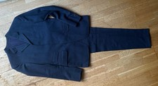 Tuta mod 4 bottoni blu e nera