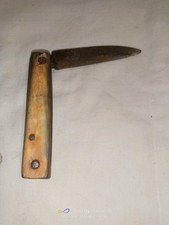 ANTICO COLTELLO DA TASCA MANICO IN OSSO ANNI 30 / 40 