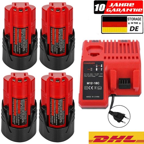 Batteria per milwaukee 12v - batteria,