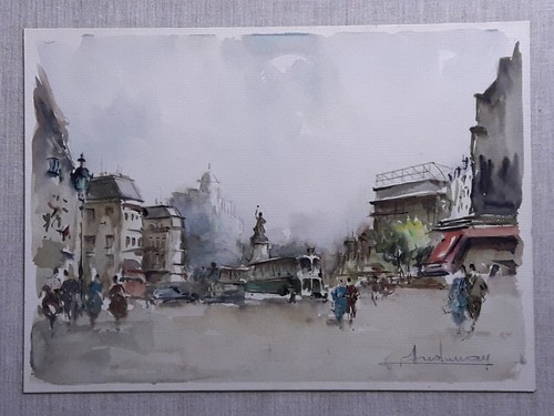 Dipinto acquerello carta - dipinto,