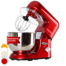 Robot da Cucina Frullatore a Piantana Sbattitore Impastatrice 2000W Acciaio Inox Rosso