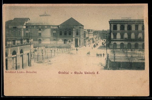 Brindisi strada umberto con - brindisi,,