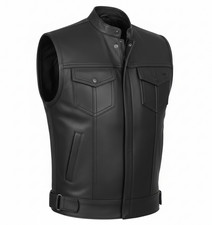 SOA Giubbotto Uomo Pelle Moto